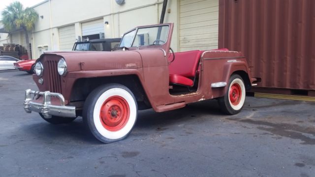 1949 Willys OVERLAND JEEPSTER GREAT STARTER