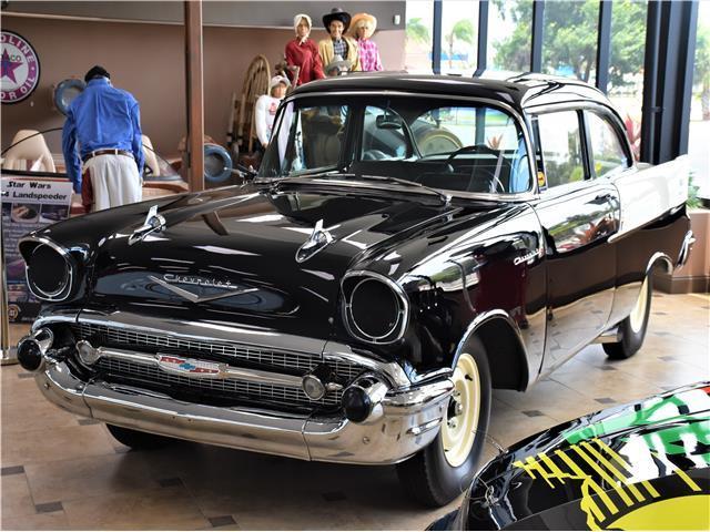 1957 Chevrolet Bel Air/150/210 Black Widow Rendition! Fuel Injected 283hp 6-Lug A