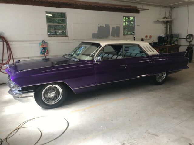 1962 Cadillac DeVille Purple Metal Flake Paint With Chrome Trim
