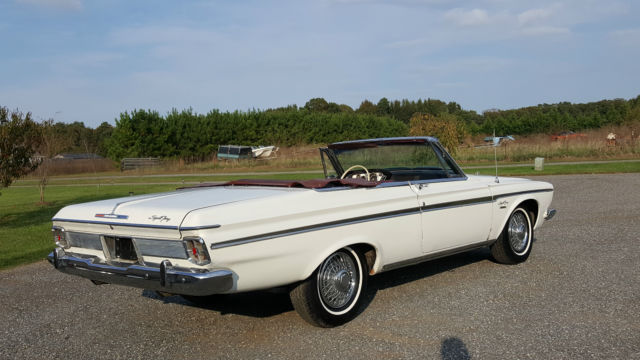 1963 Plymouth Fury SPORT FURY 383 CONVERTIBLE