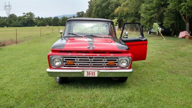 1964 Ford F-100 Short Bed Pickup Truck 302 H.O.