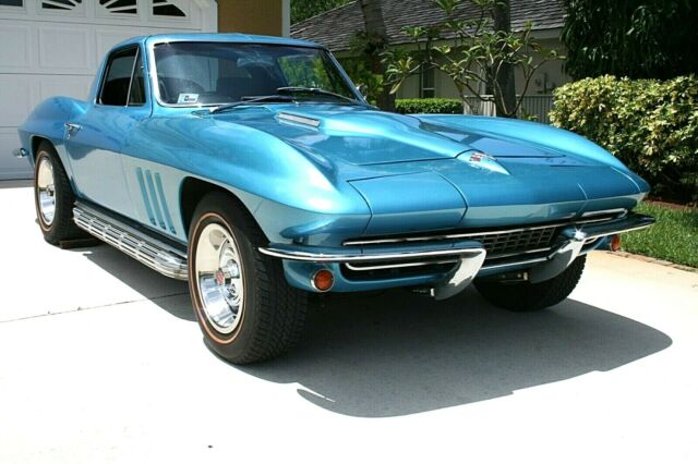 1966 Chevrolet Corvette Coupe 4-Speed Side-Pipes Big Block Hood