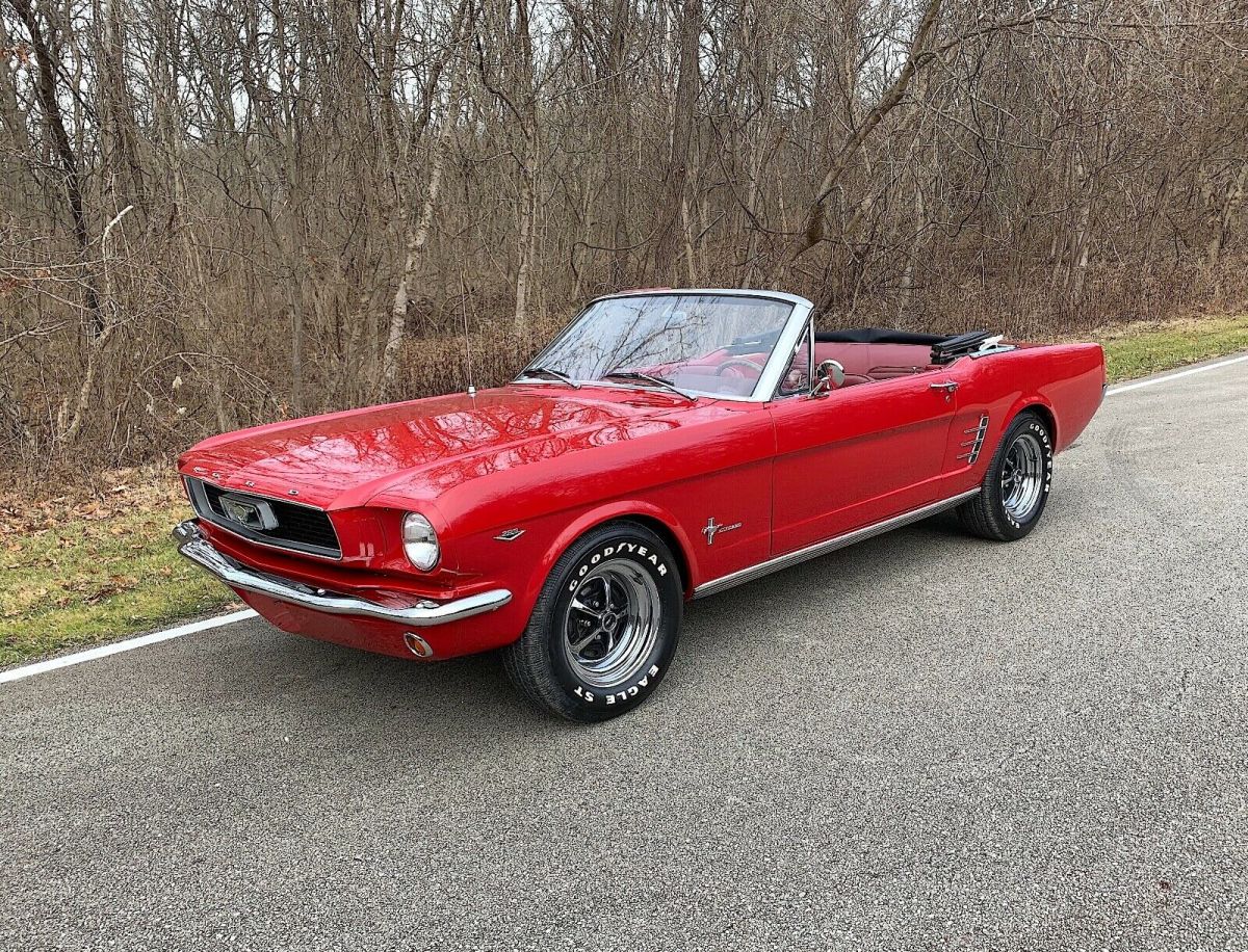 1966 Ford Mustang C-CODE 289 AUTO POWER CONVERTIBLE TOP