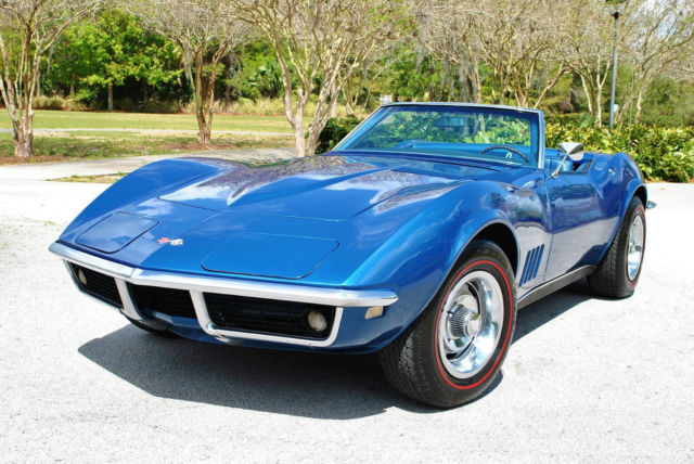 1968 Chevrolet Corvette Convertible Numbers Matching 327/350hp 4-Speed