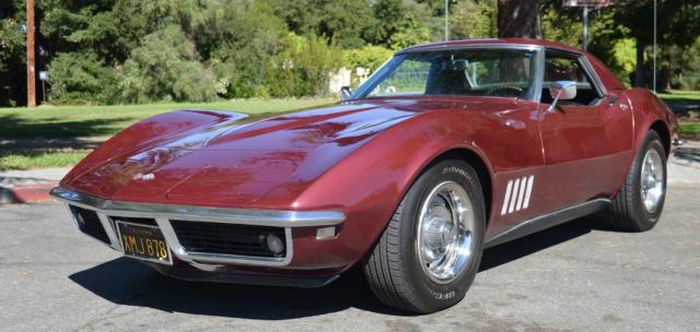 1968 Chevrolet Corvette Matching Numbers Protecto Plate Manuals Clean Car