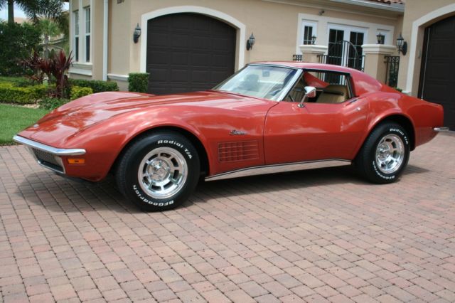 1970 Chevrolet Corvette Coupe T-Top's 350HP Numbers Matching Original Car