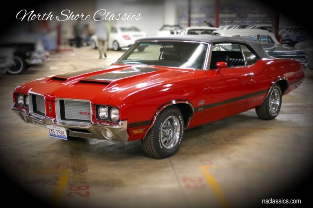 1972 Oldsmobile 442 -W30 CODE CONVERTIBLE- 1 OF 113 EVER BUILT-NUMBERS