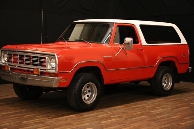 1975 Dodge Ramcharger Trailduster Ram Charger