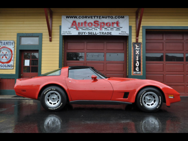1980 Chevrolet Corvette 1980 Red/Red Org Docs 12k Org Miles All Orginal!