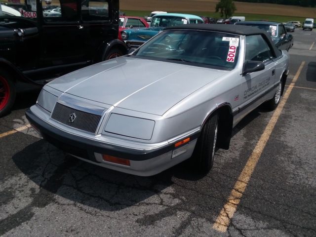 1987 Chrysler Lebaron Indianapolis 500 Pace Car Deluxe