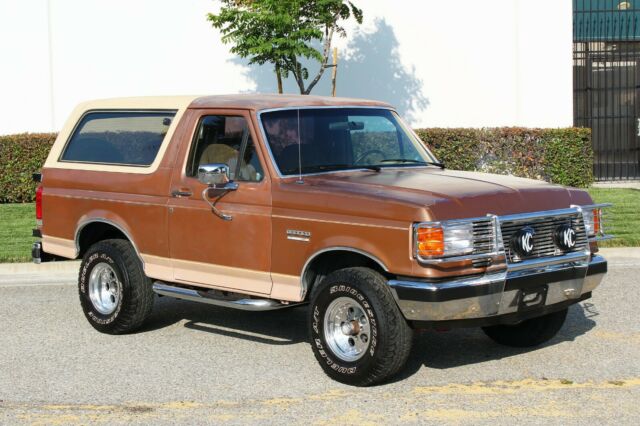 1989 Ford Bronco Eddie Bauer, 4x4,100% Rust Free(310)259-5383
