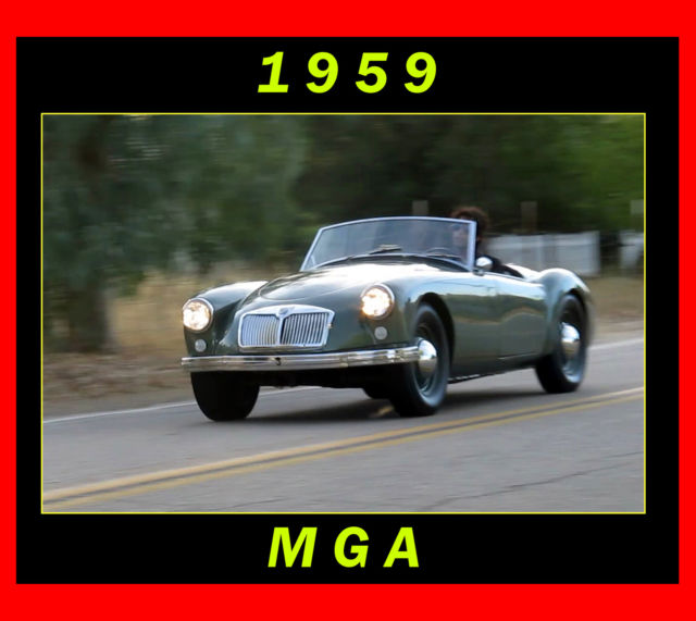 1959 MG MGA MG A *SEE VIDEO*