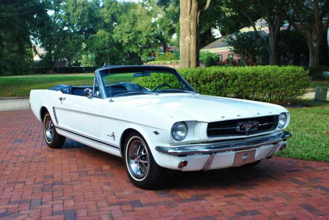1965 Ford Mustang Convertible 289 V8 Auto Power Steering, Brakes A/C