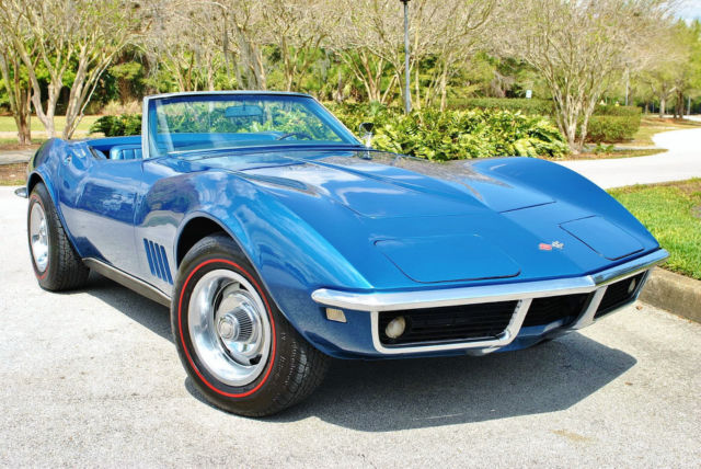 1968 Chevrolet Corvette Convertible Numbers Matching 327/350hp 4-Speed