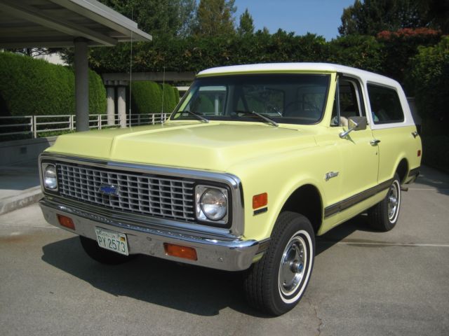 1971 Chevrolet Blazer CST 4 Wheel Drive