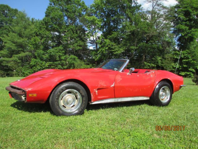 1973 Chevrolet Corvette Matching Number Barn Find Convertible A/C PS PB AT