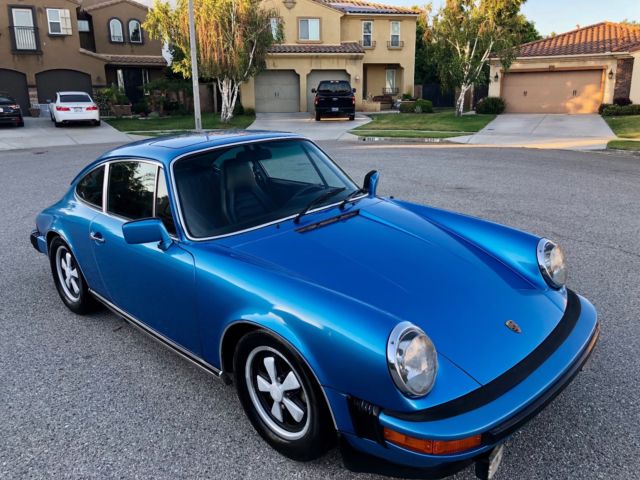 1976 Porsche 911 COUPE CARIBE BLUE WITH C.O.A & SERVICE RECORDS