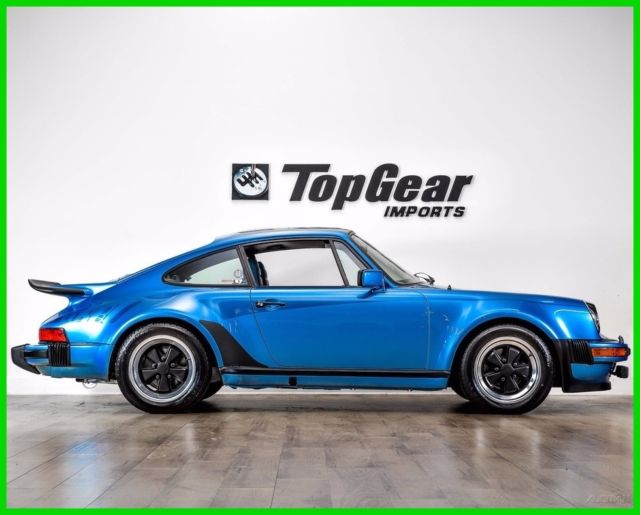 1977 Porsche 911 Blue Leather