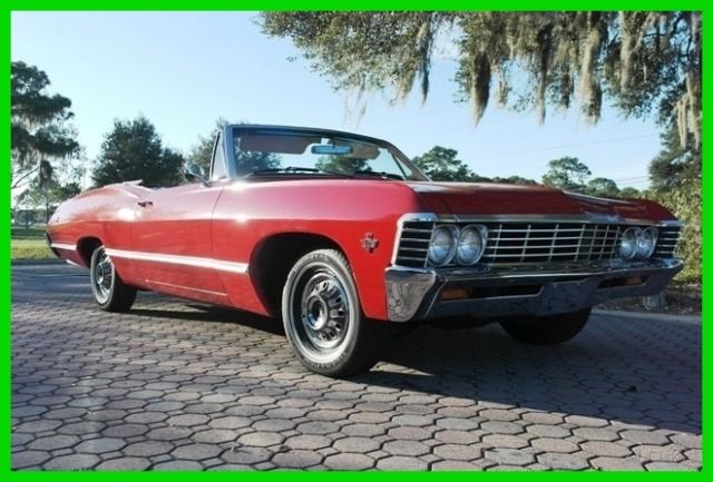 1967 Chevrolet Impala Power Convertible/Air Conditioning/Power Steering