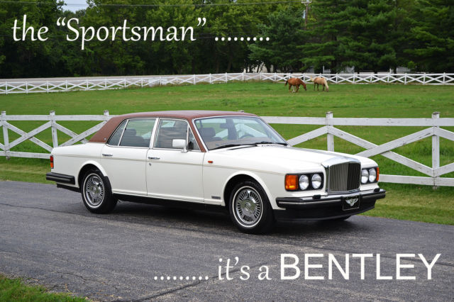 1991 Bentley Mulsanne  "Sportsman" package